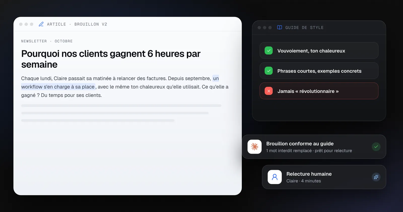 Rédiger vos contenus avec un agent IA sans perdre votre voix